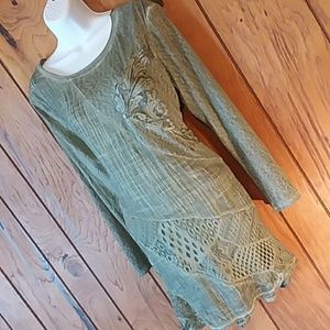 Simply Couture Green Tunic